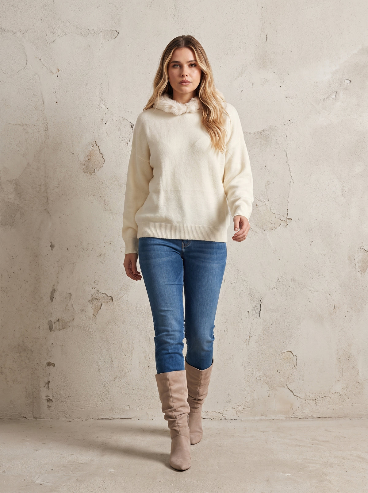 Oslo Fur Trim Hoody