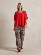 Oxford V Neck Box Knit