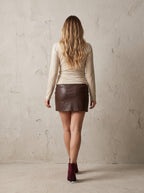 Richmond PU Mini Skirt