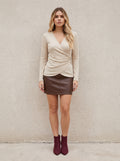 Richmond PU Mini Skirt