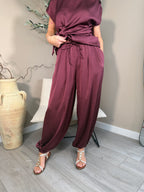 Richmond Satin Cuffed Trousers