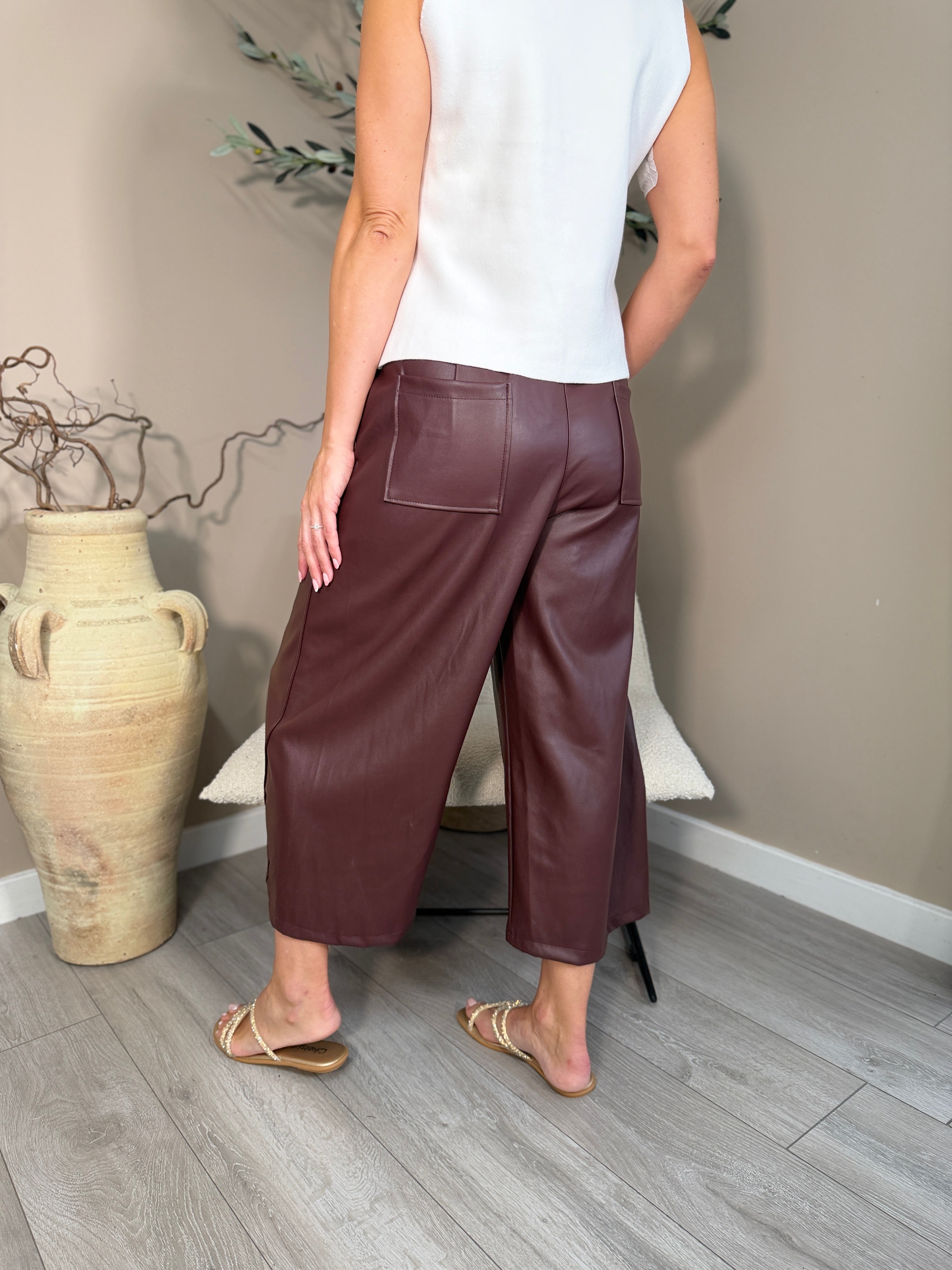 Knightsbridge Cropped PU