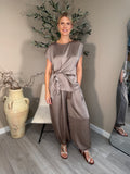 Richmond Satin Cuffed Trousers
