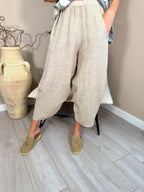 Roma Linen Cocoon Pants