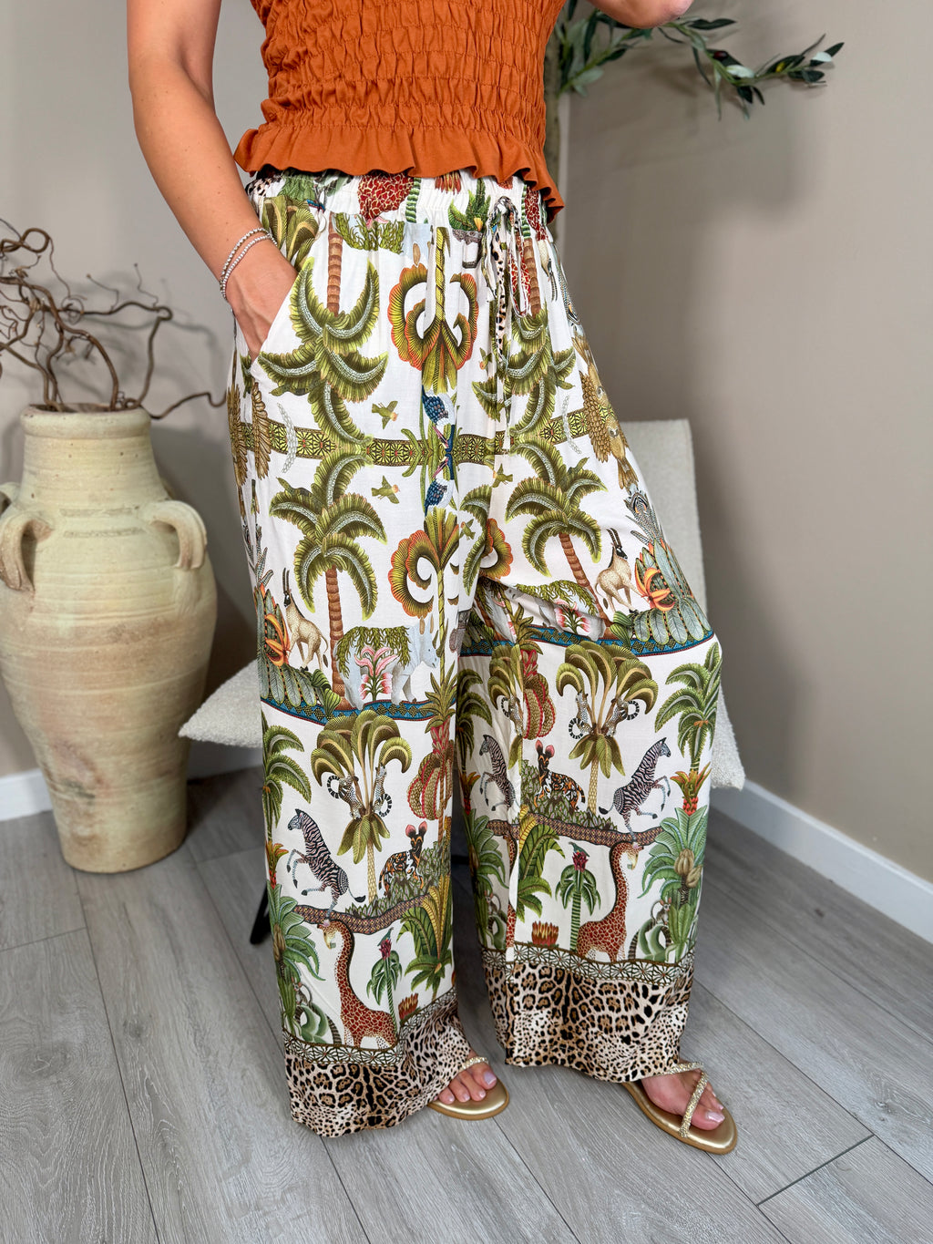 Safari Palazzo Trousers