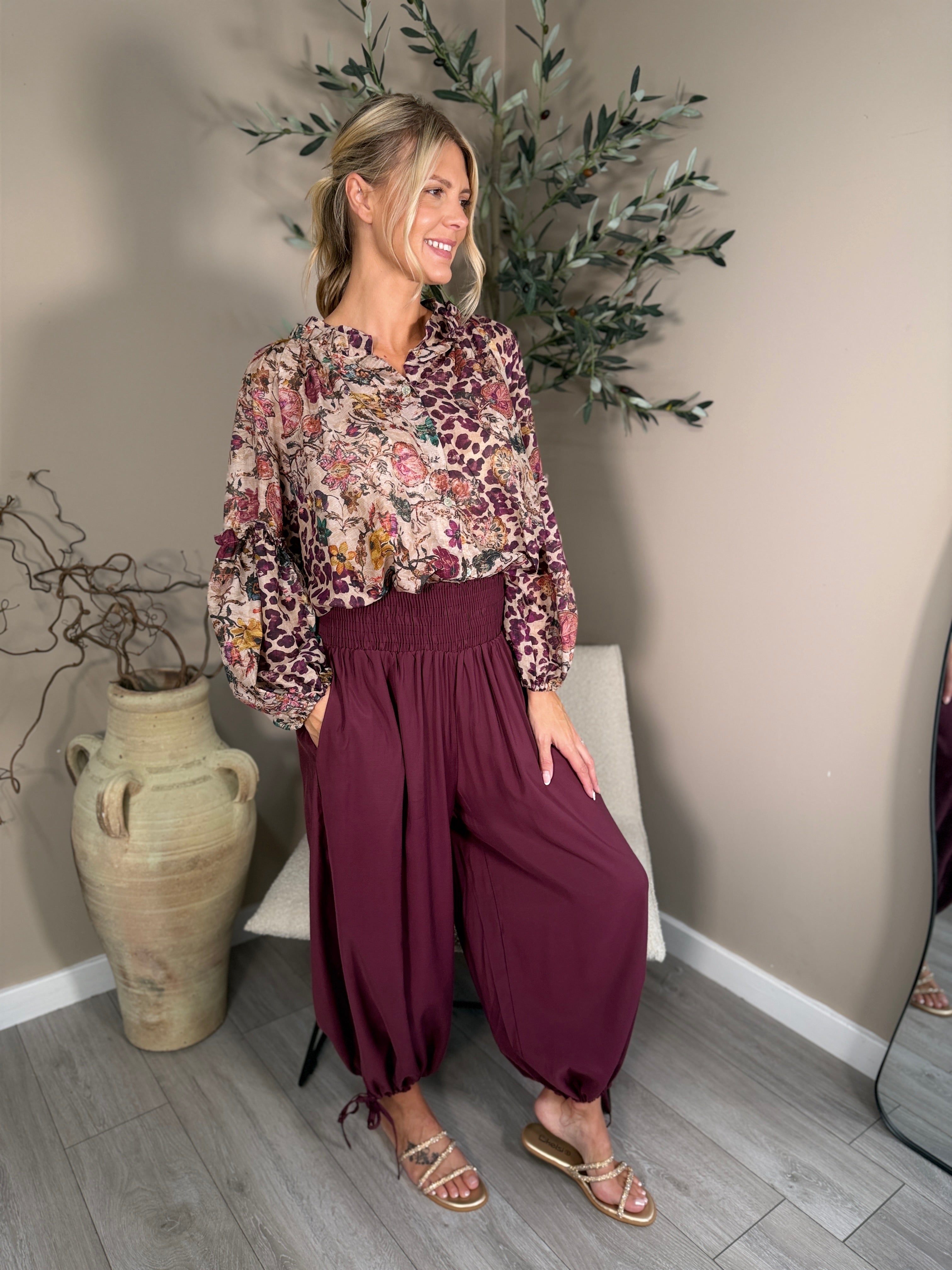 Safari Bloom Blouse