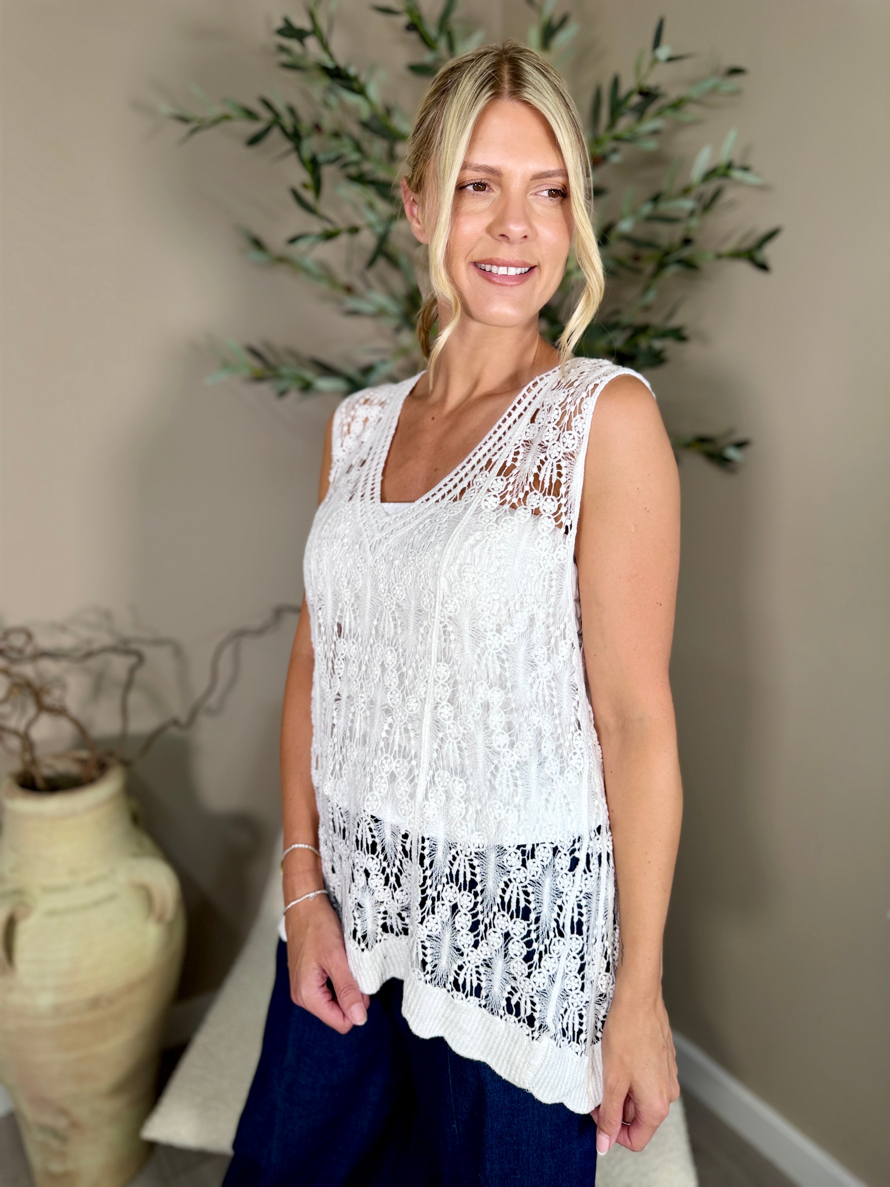 San An Crochet Tank