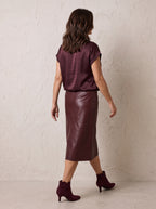 Bromley Satin Top