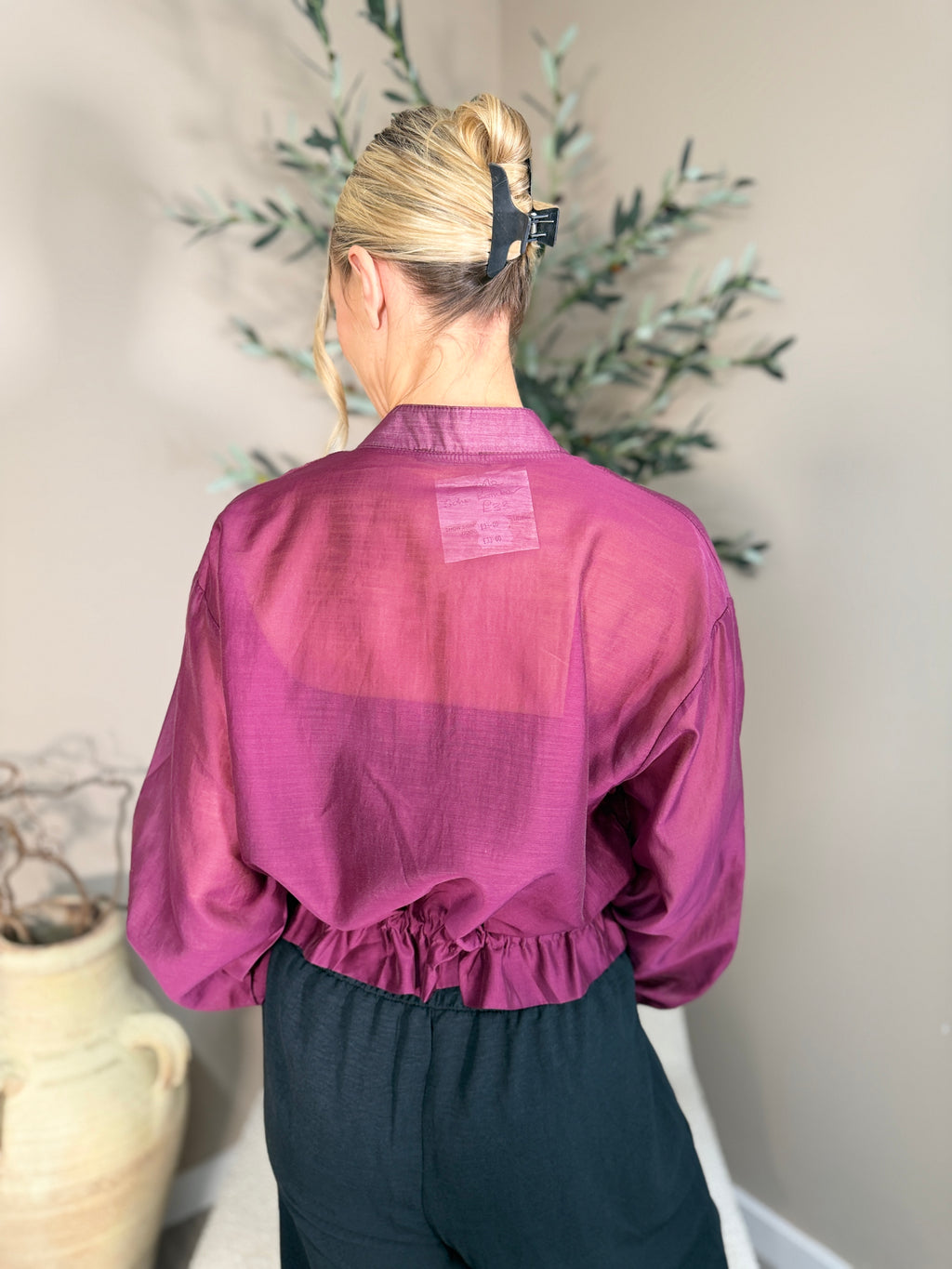 Soho Chiffon Bomber
