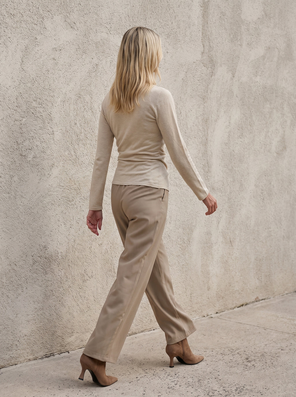 Oxford Wide Leg Trousers