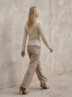 Oxford Wide Leg Trousers
