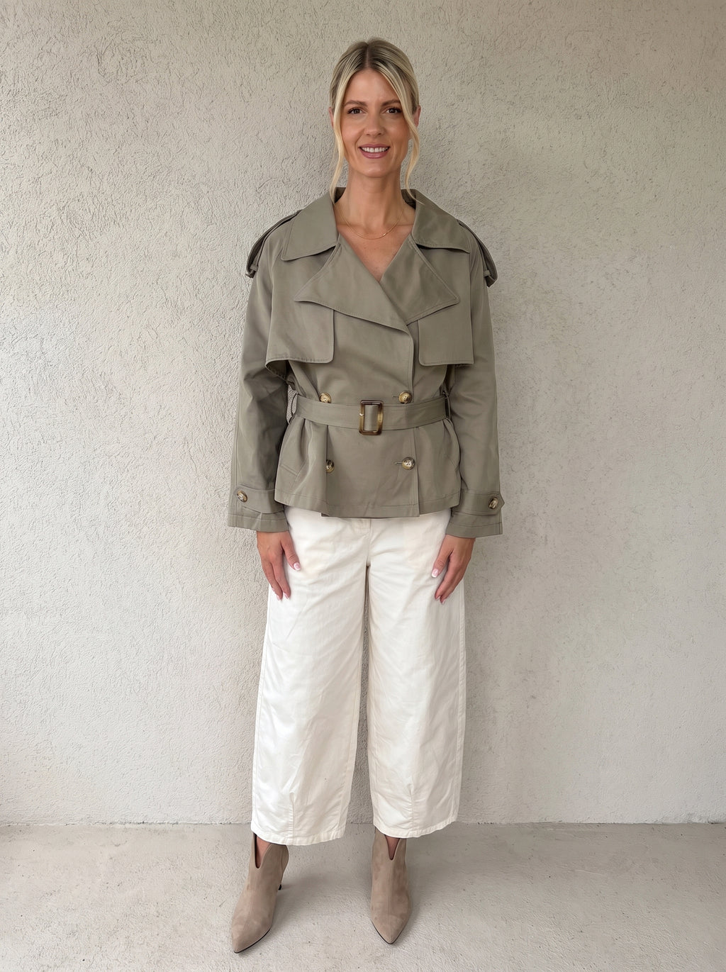 Mayfair Cropped Trench