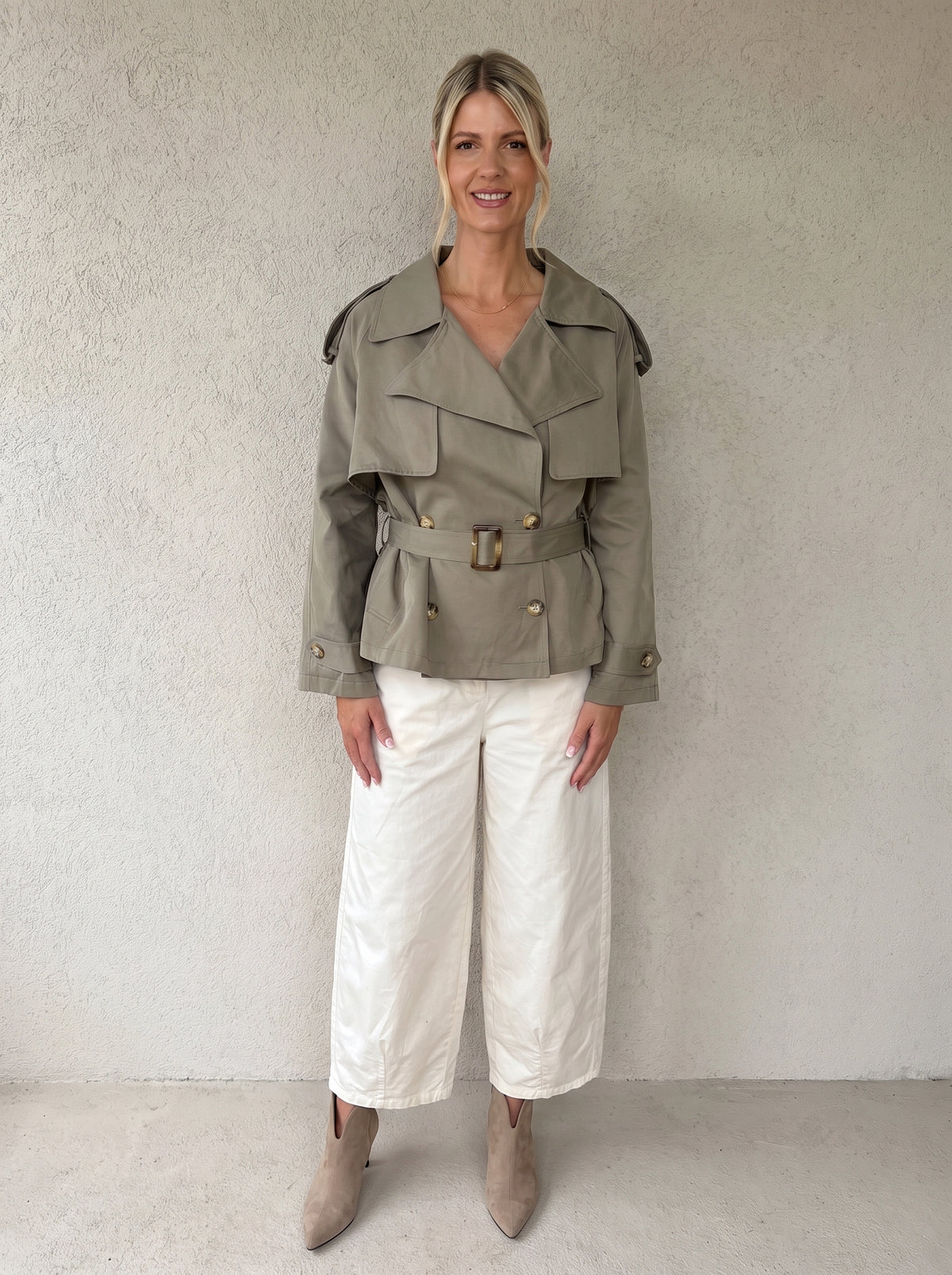 Mayfair Cropped Trench