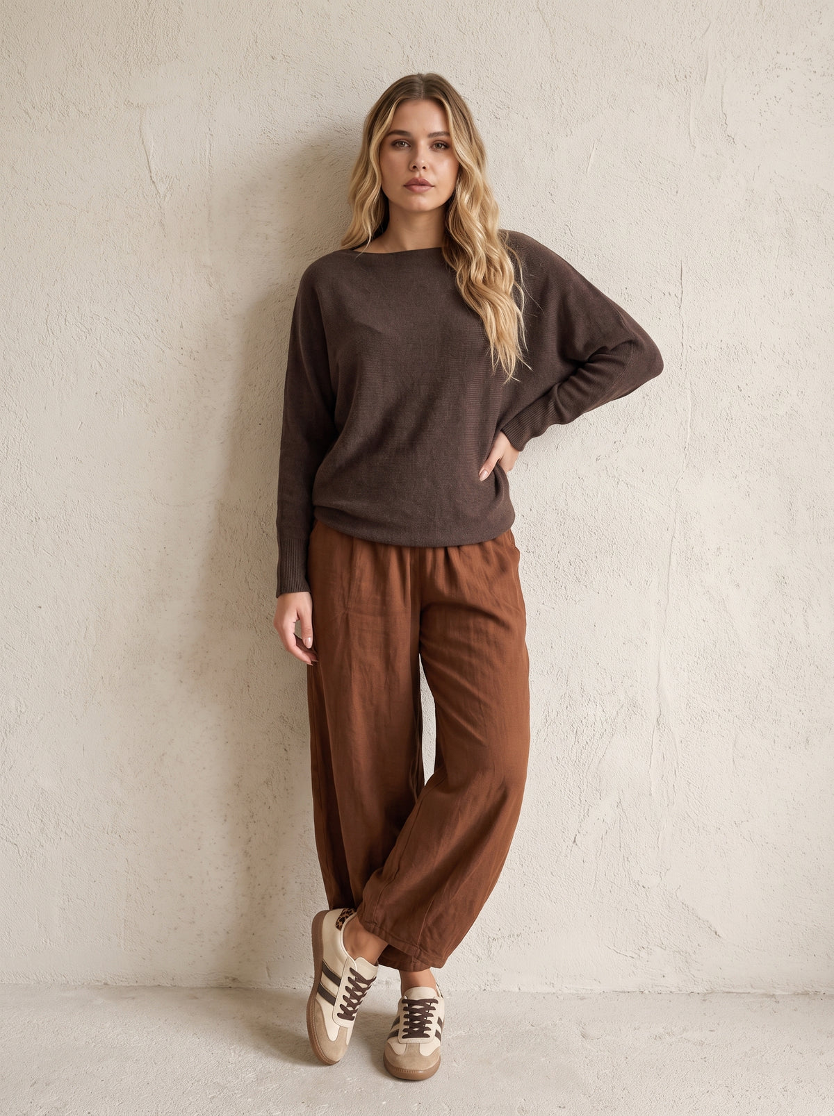 Oxford Batwing Knit