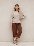 Oxford Batwing Knit