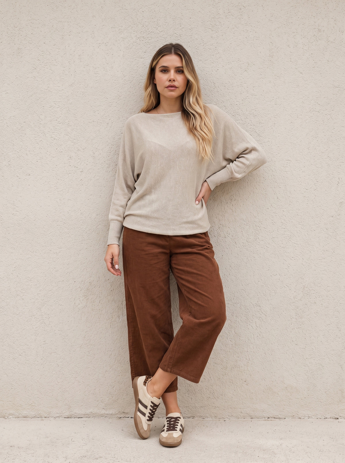 Oxford Batwing Knit