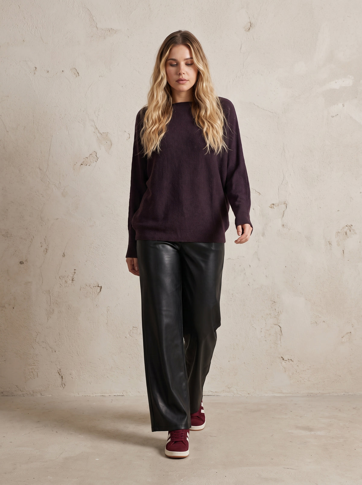 Oxford Batwing Knit