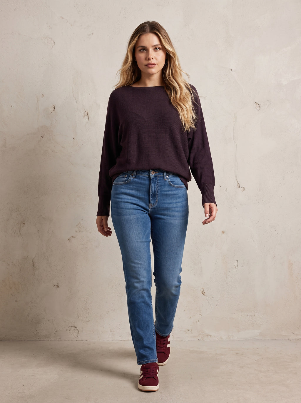 Oxford Batwing Knit