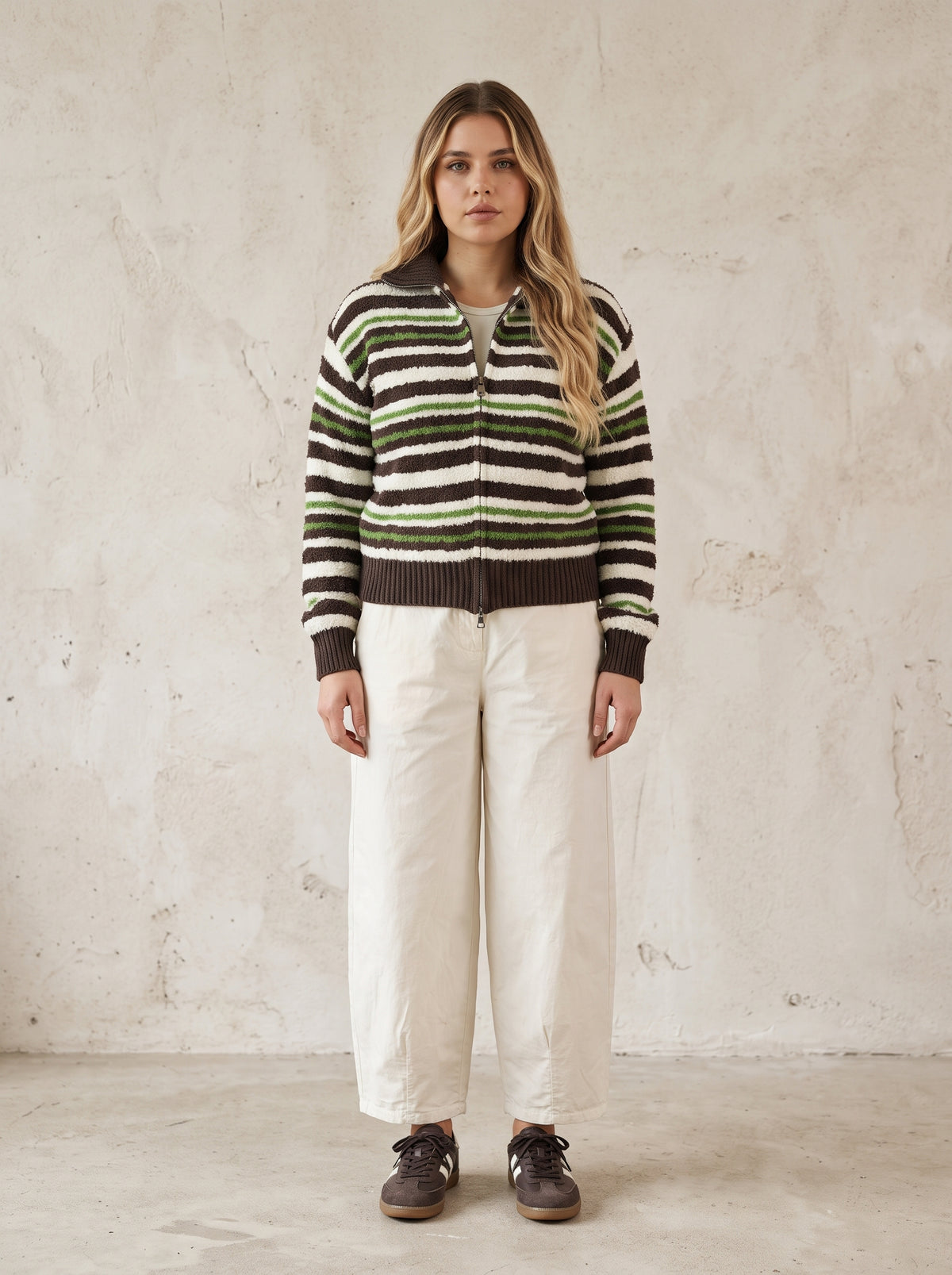 Soho Forest Zip Cardi