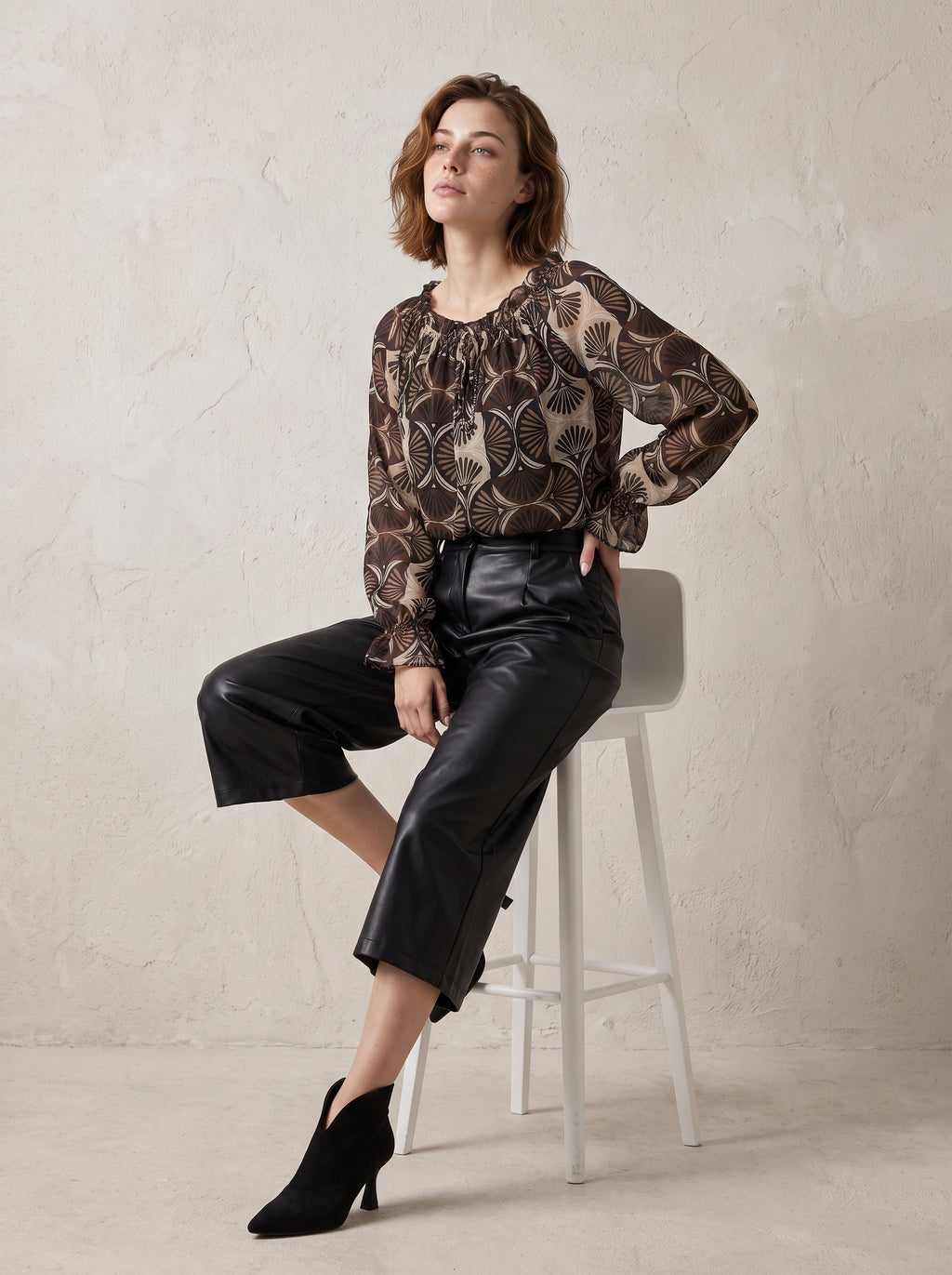 Boston Frill Hem Bardot Top