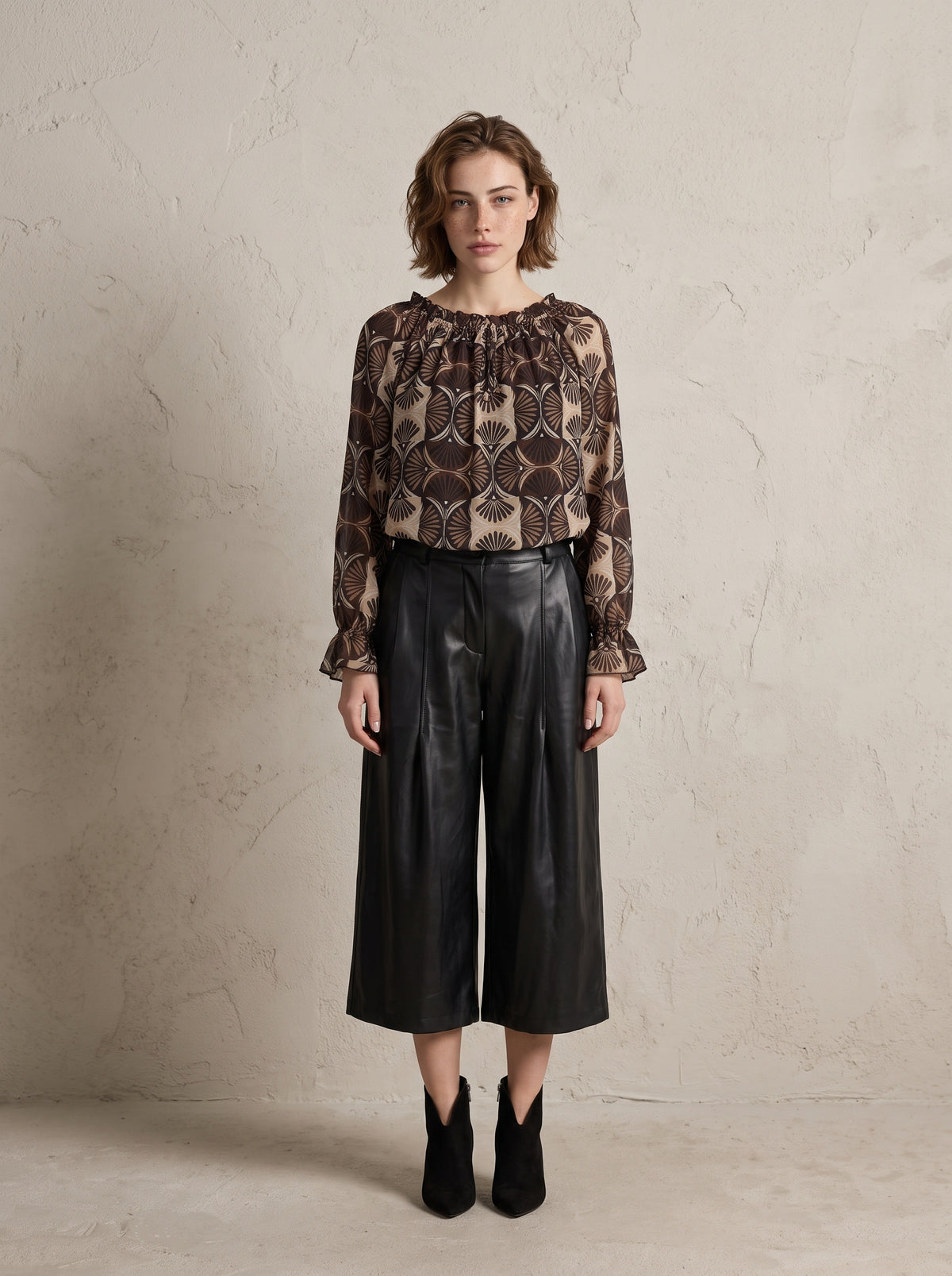 Boston Frill Hem Bardot Top