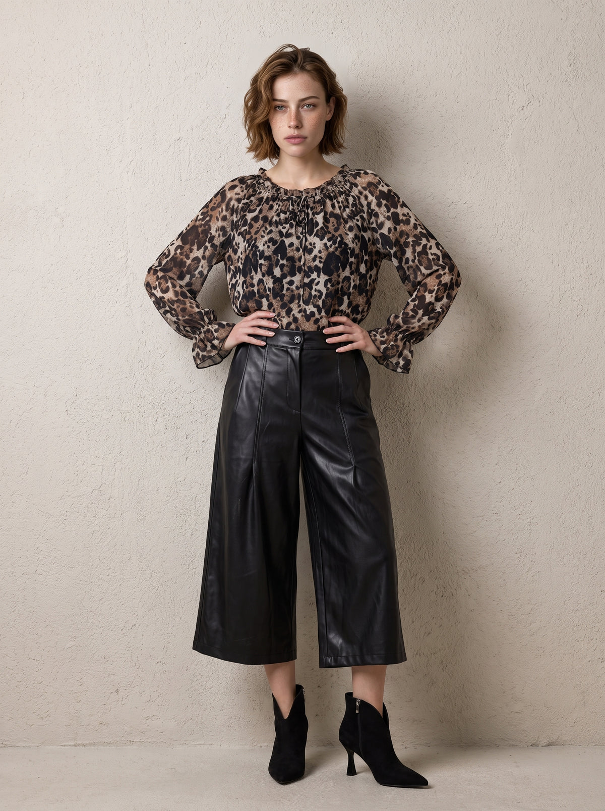 Kenya Frill Hem Bardot Top