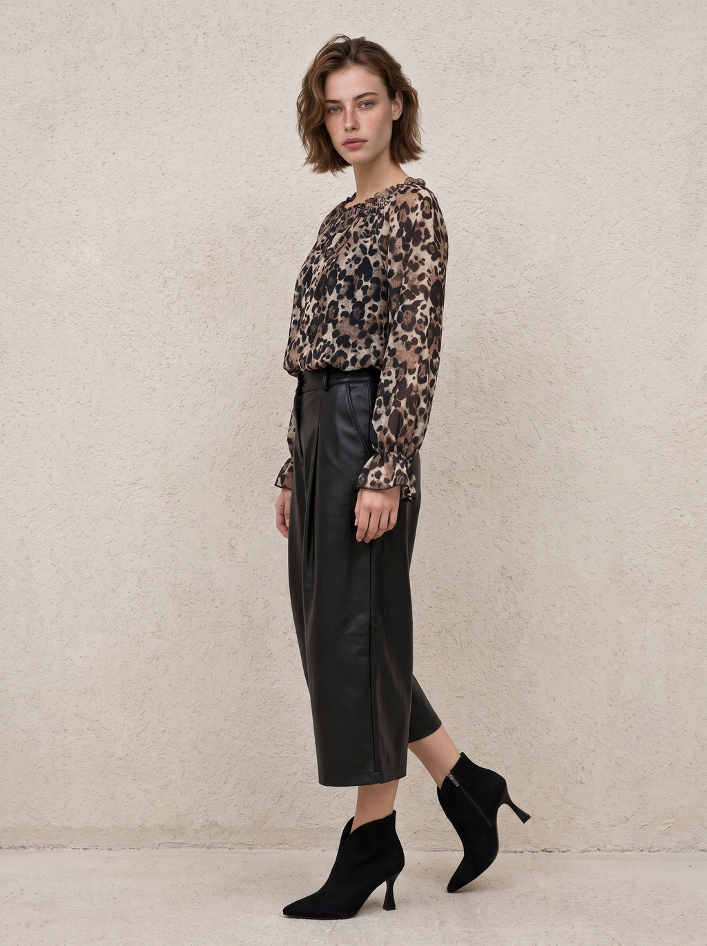 Kenya Frill Hem Bardot Top