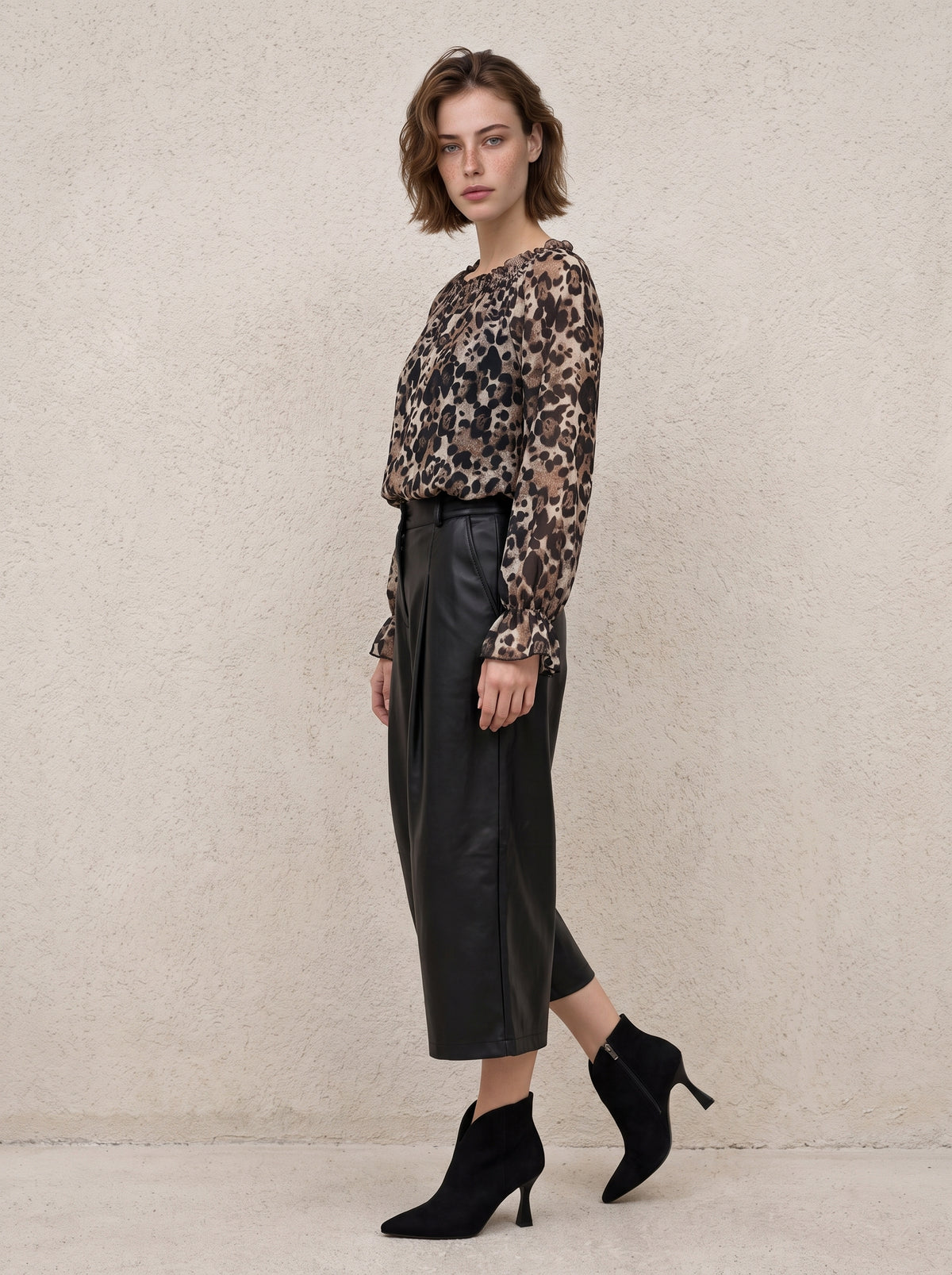 Kenya Frill Hem Bardot Top