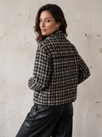 Beaufort Funnel Neck Knit Jacket