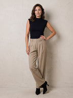 Oxford Wide Leg Trousers