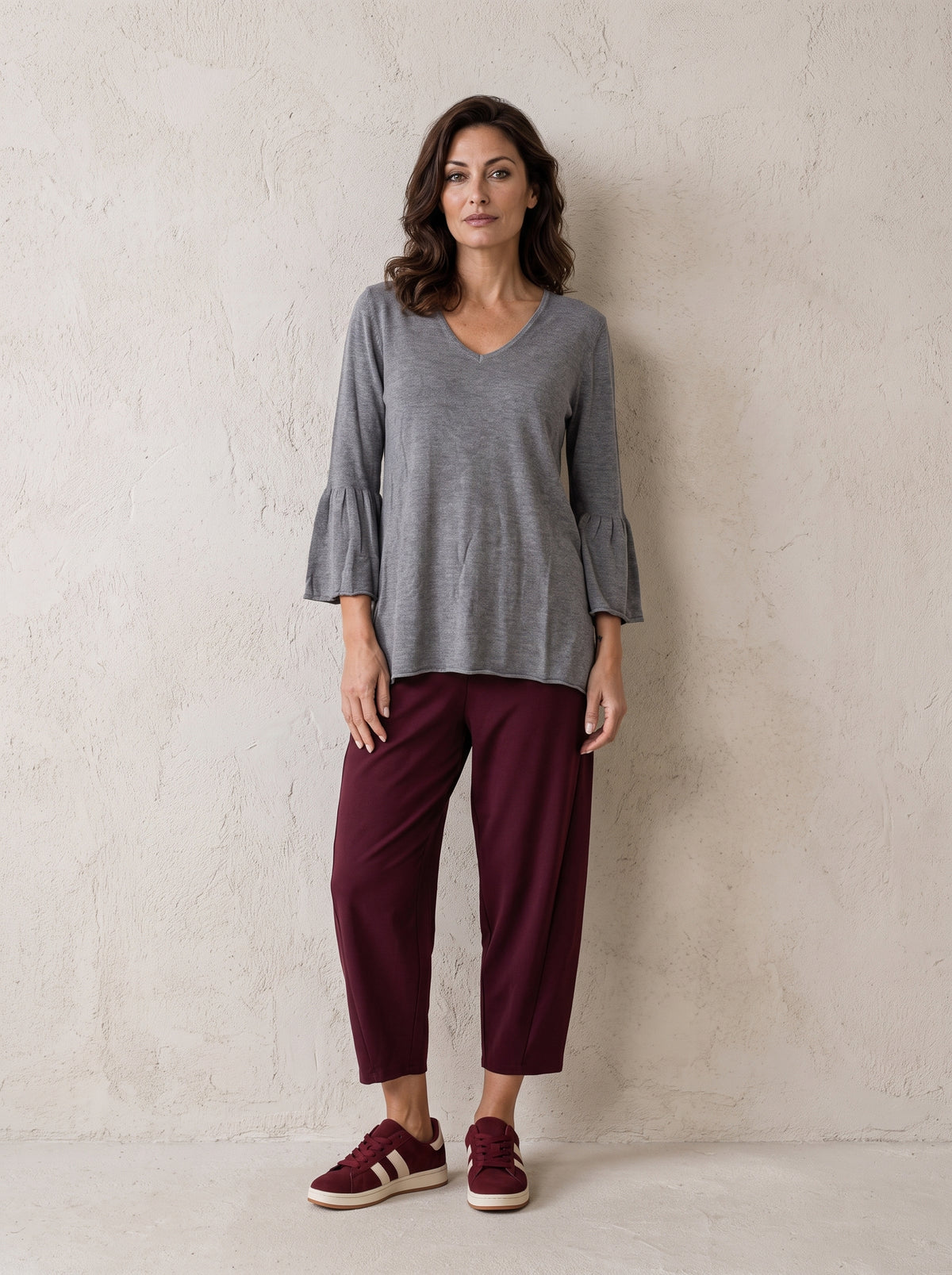 Cambridge Frill Sleeve Knit