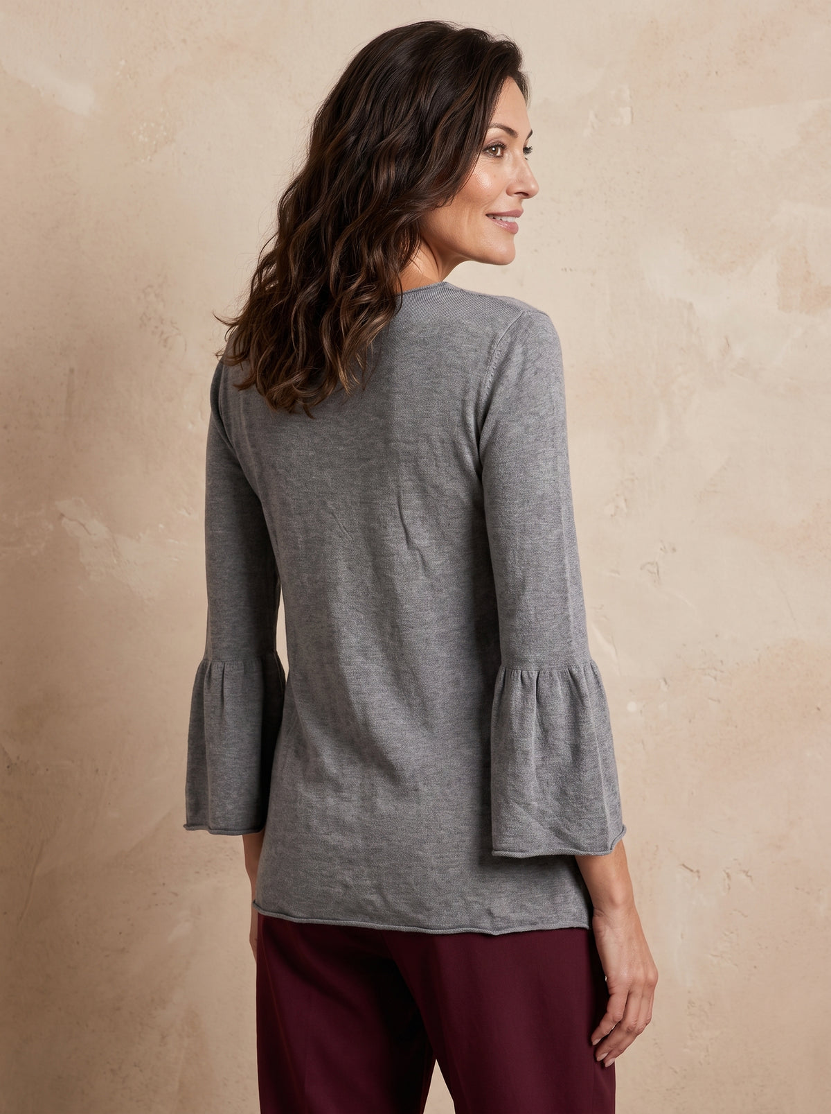 Cambridge Frill Sleeve Knit