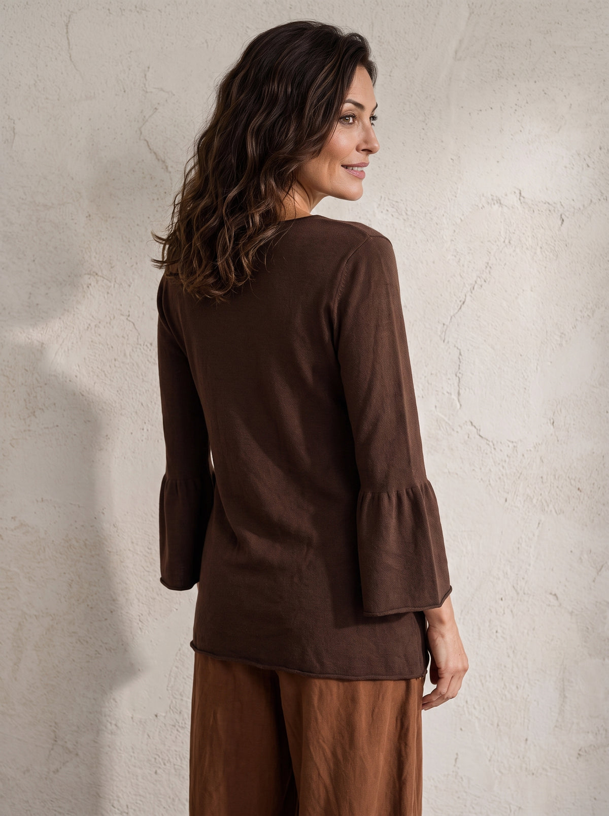 Cambridge Frill Sleeve Knit