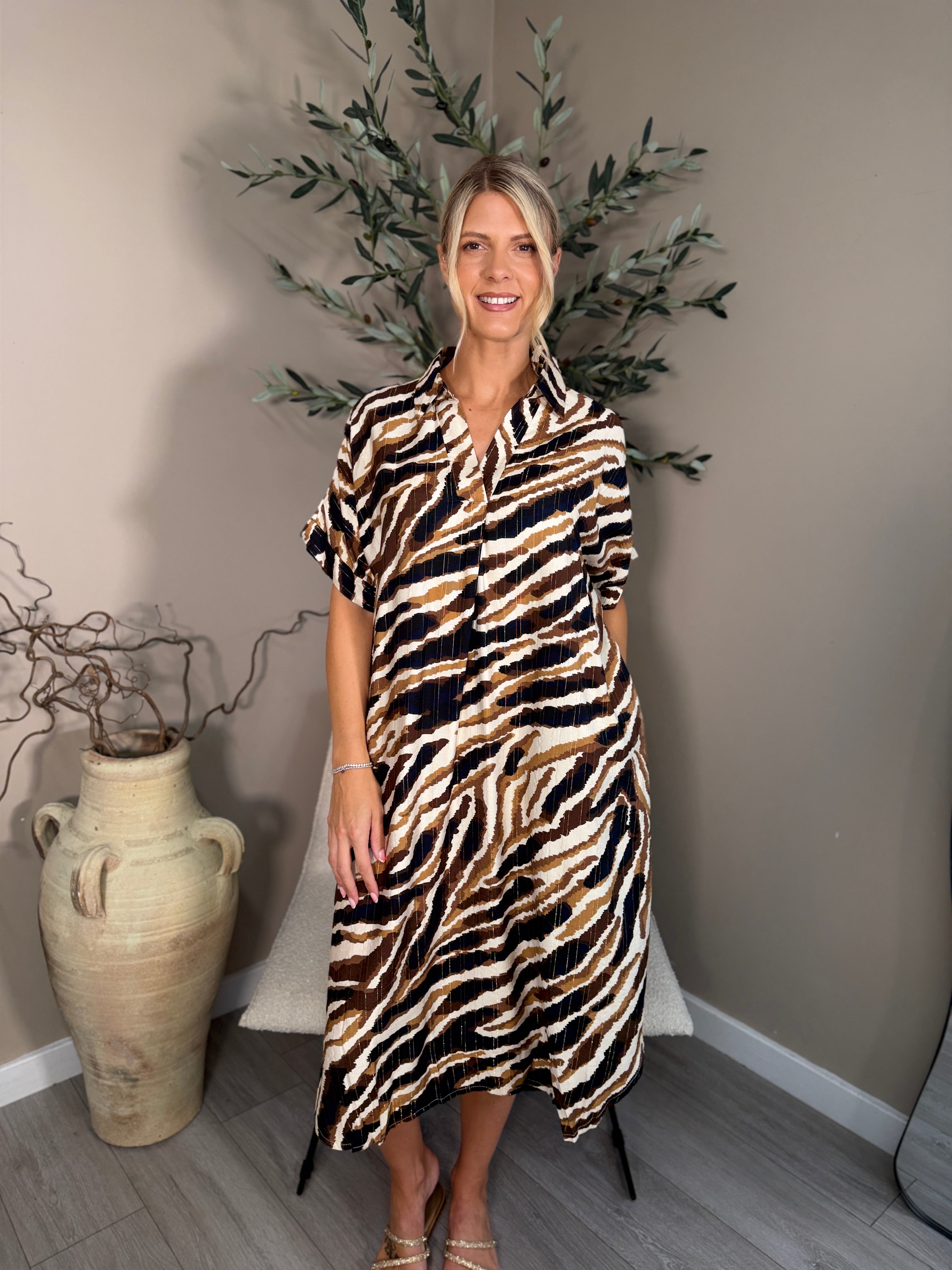 Untamed Shirt Dress