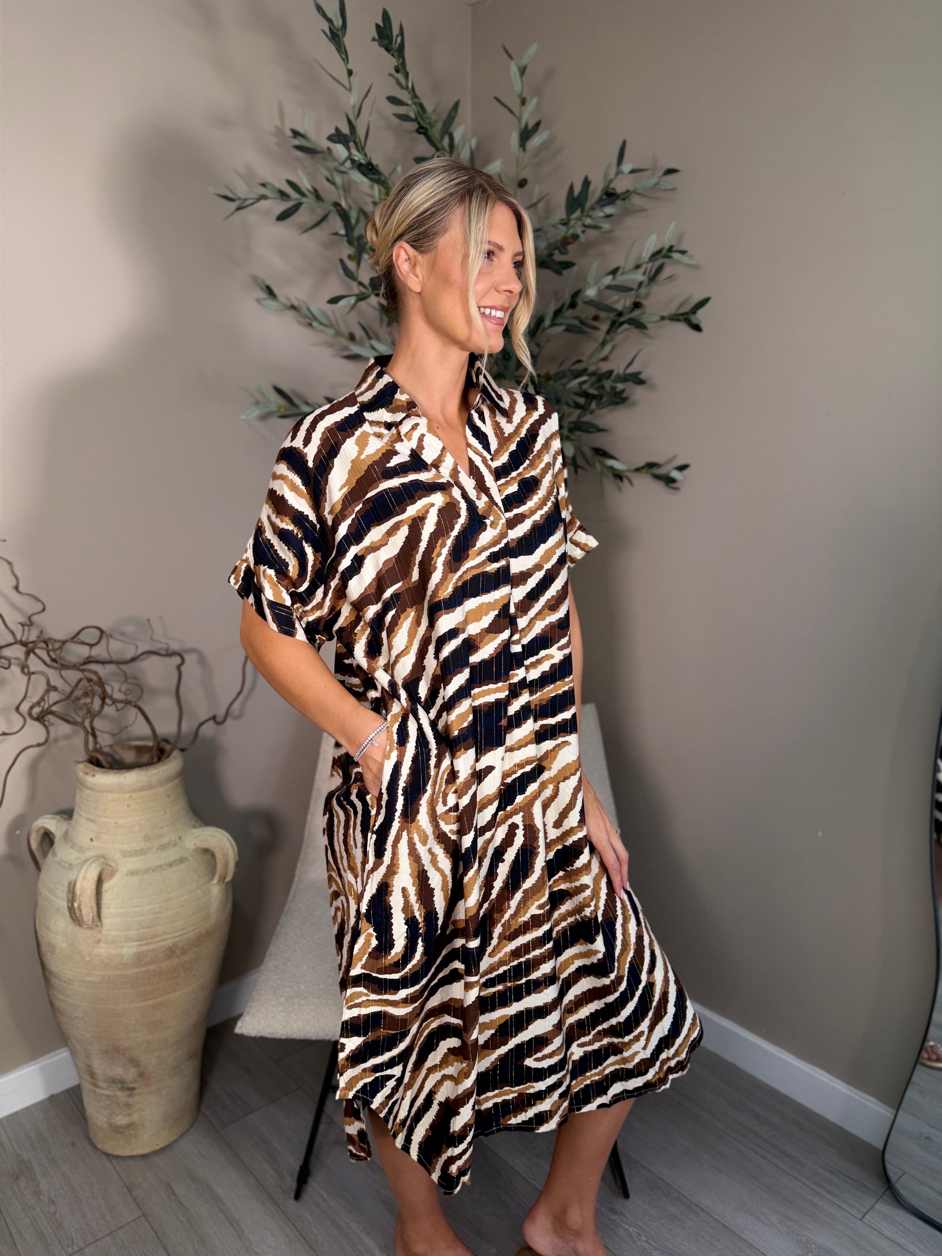 Untamed Shirt Dress