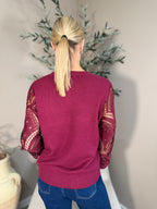 Vienna Lace Sleeve Knit