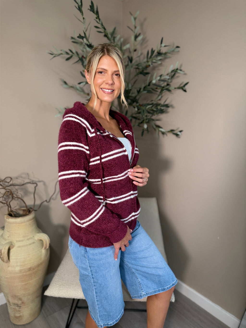 Abersoch Stripe Hoody