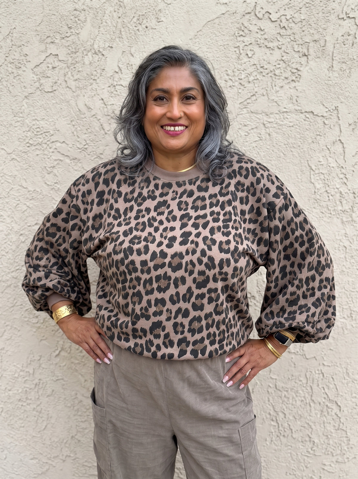 Kenya Animal Print Sweat