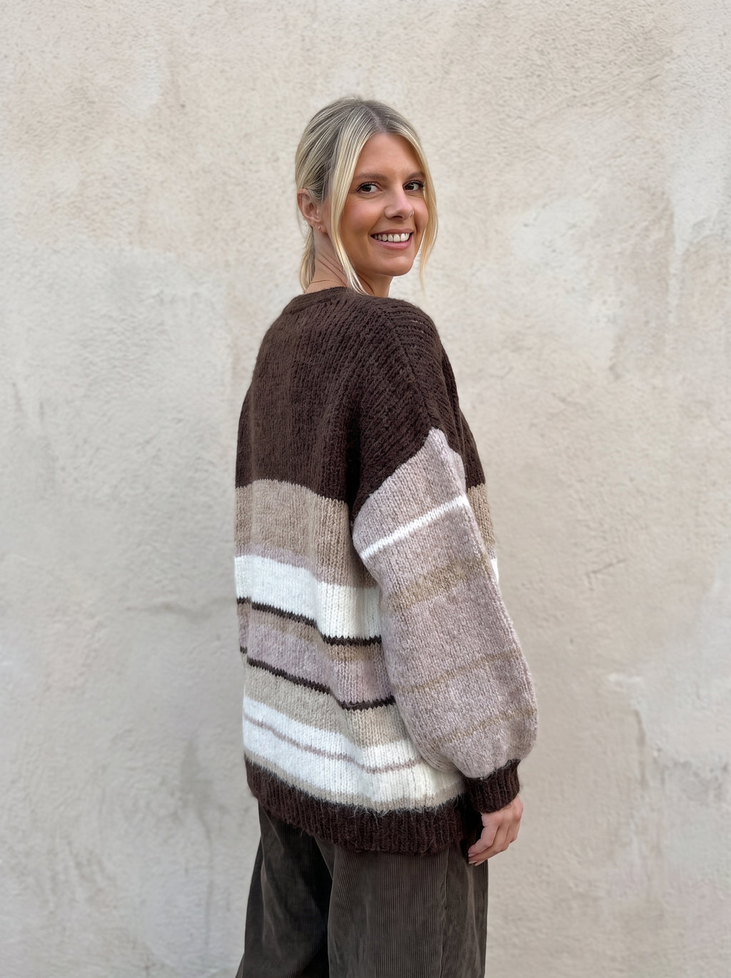 Boston Stripe Cardi