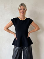 St Tropez Peplum Top