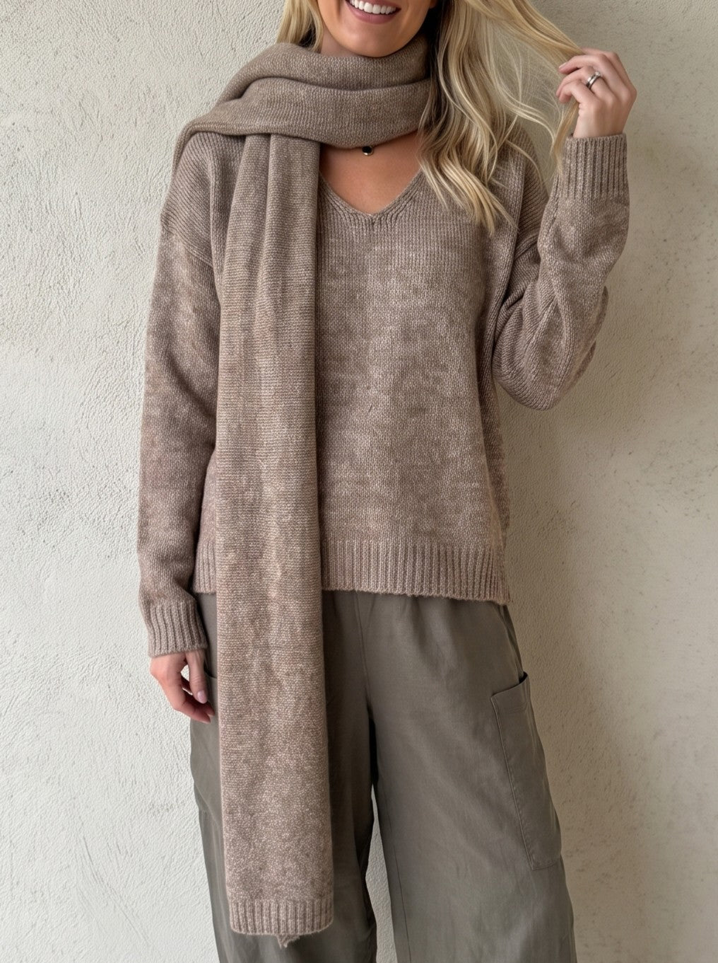 Kensington Scarf Knit