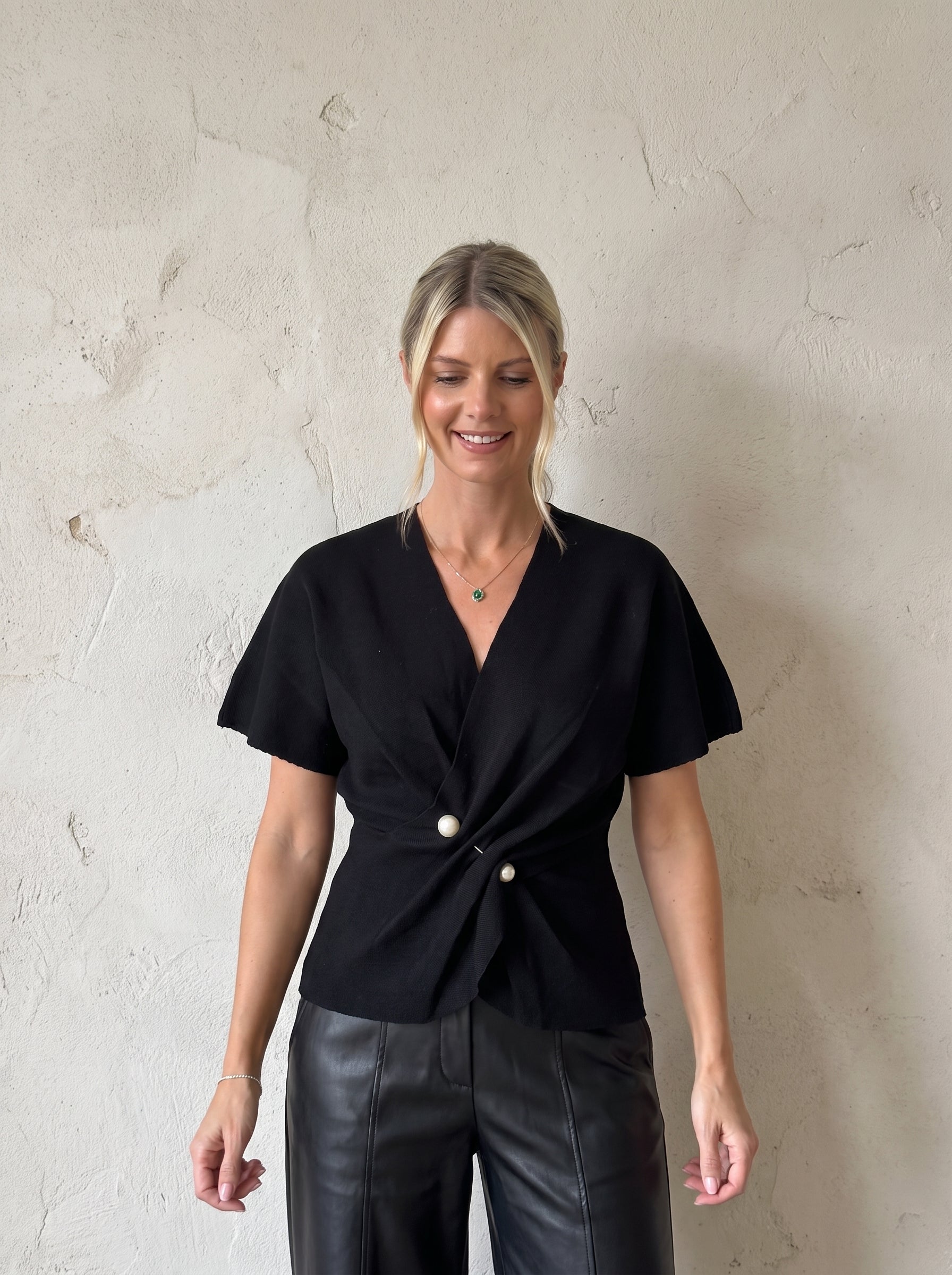 Mayfair Pearl Pin Top