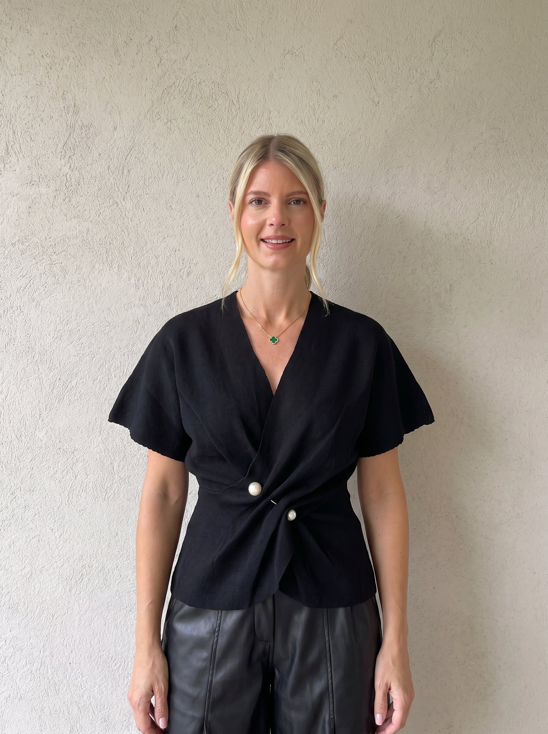 Mayfair Pearl Pin Top