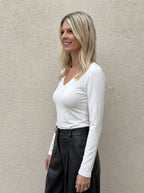 Milan V Neck Classic Top