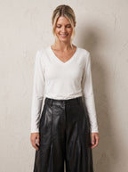 Milan V Neck Classic Top