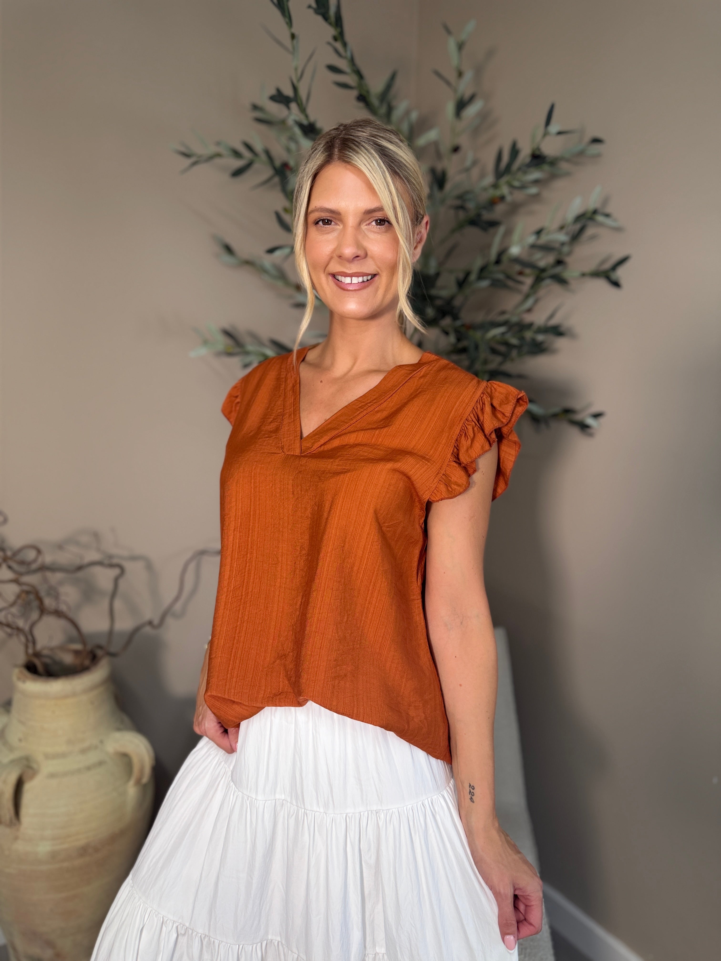 Monaco Crochet Back Top
