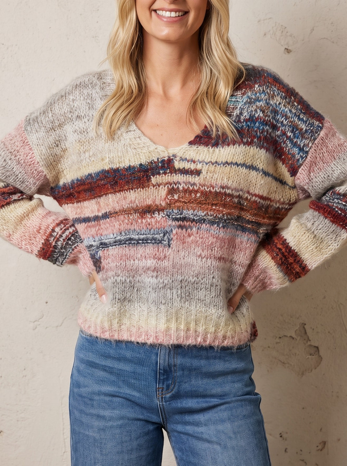 Oslo V Neck Jumper