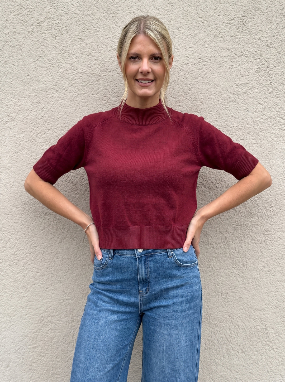 Oxford Knit Tee
