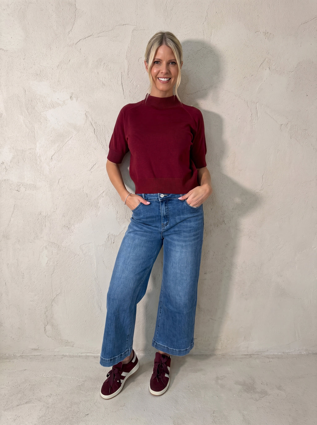 Oxford Knit Tee