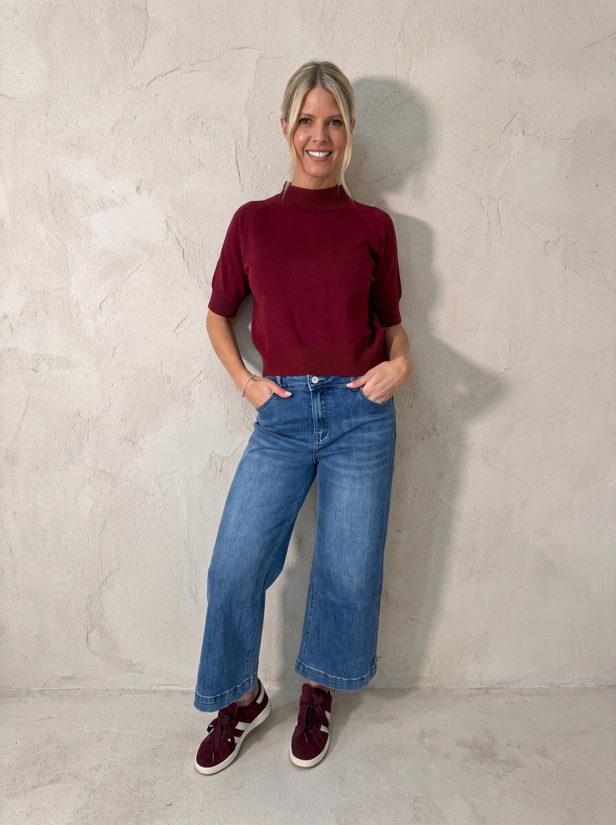 Oxford Knit Tee